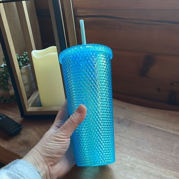 Studded StarBucks like cup - Picture 2 of 8